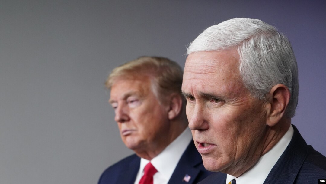 Mike Pence and Donald Trump