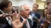 Senate Foreign Relations Committee Chairman Bob Corker, R-Tenn., speaks with reporters as he and other lawmakers arrive for a vote, at the Capitol in Washington, Oct. 17, 2017.