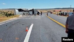 一中国旅行团大巴9月20日在犹他州发车祸.