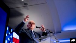 Rudy Giuliani, avocat du président Donald Trump, à Washington, le 5 mai 2018.