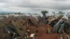 Tendas improvisadas no campo de refugiados moçambicanos em Kapise, no distrito de Mwanza, no Malawi. 