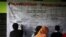Penyandang Disabilitas di Yogyakarta menyuarakan aspirasi terkait tindak lanjut UU 8 Th 2016 (VOA/Nurhadi Sucahyo)