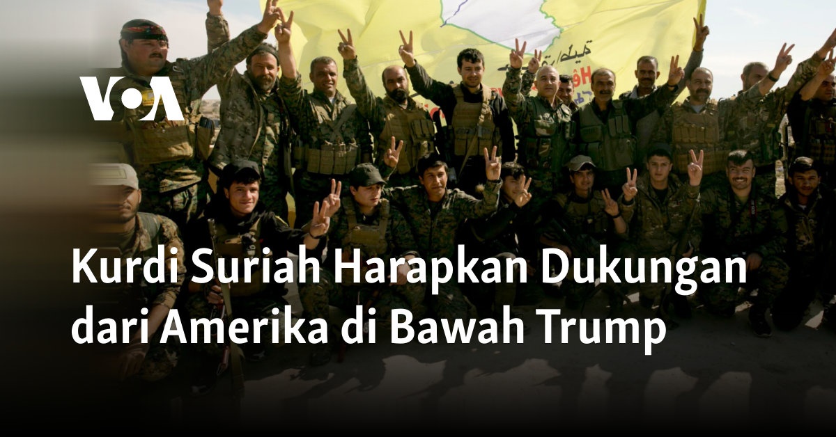 Kurdi Suriah Harapkan Dukungan dari Amerika di Bawah Trump