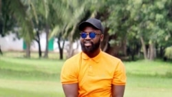 Eric Johnson, joueur de l’étoile filante de Lomé, le 28 mai 2021. (VOA/Kayi Lawson)