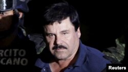 ຣາຊາຢາເສບຕິດ ທີ່ຖືກຈັບ ທ້າວ Joaquin "El Chapo" Guzman.