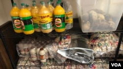 Some of the goods found at Tisu Zim Goodies Grocery Store 