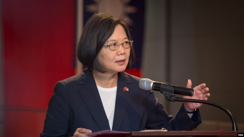 台湾总统蔡英文2019年7月11日出席台湾邦交国驻联合国代表酒会。 (台湾总统府提供)