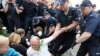 Anti-Kaczynski Protesters Removed by Police