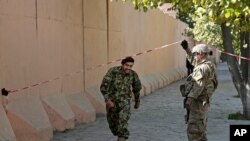 Los militares formaban parte de la delegación afgana que participa del ejercicio de entrenamiento para mejorar sus capacidades.