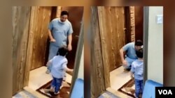 ویدئویی از مواجه این پدر پرستار با پسر خردسالش در فضای مجازی پر بیننده شد