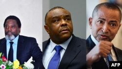 Joseph Kabila, Jean-Pierre Bemba, Moïse Katumbi.