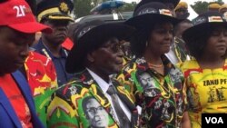 Emkhosini wokujabulela ilanga lokuzalwa kukaMongameli Mugabe