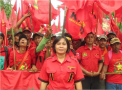 Ketua Umum Konfederasi Kongres Aliansi Buruh Indonesia (KASBI) Nining Elitos. (Foto: KASBI)