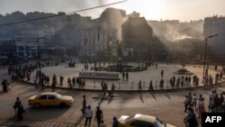 Place de l'Independance em Bukavu, 20 de fevereiro, 2025.