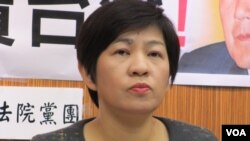 台灣在野黨台聯黨立委 黃文玲（美國之音張永泰拍攝）