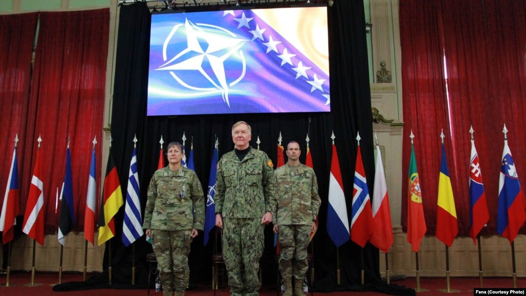 US General William J. Edwards assumes command of NATO Headquarters Sarajevo