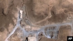 This August 5, 2007 satellite image provided by DigitalGlobe shows a suspected nuclear reactor site in Syria.