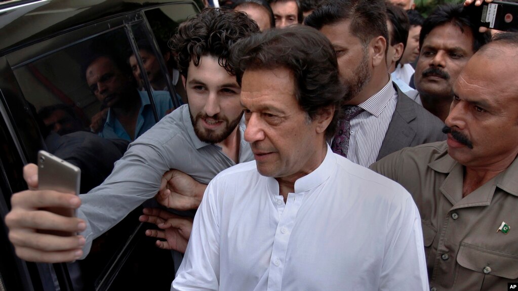 资料照 巴基斯坦总理伊姆兰·汗(photo:VOA)