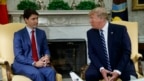 Tổng thống Donald Trump tiếp Thủ tướng Canada Justin Trudeau tại Tòa Bạch Ốc ngày 20/6/2019.