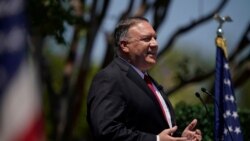 美国国务卿蓬佩奥Mike Pompeo2020年7月23日在尼克松总统图书馆发表美中关系演讲（路透社）