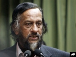 The head of the Intergovernmental Panel on Climate Change Rajendra Pachauri (file photo)