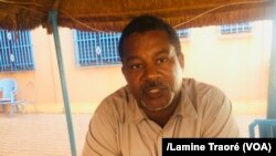 Abdoulaye Diallo, coordonnateur du festival Ciné droit libre à Ouagadougou, 8 décembre 2018. (VOA/Lamine Traoré)