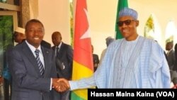 Shugaban Togo Gnassingbe Eyadema da Shugaba Buhari