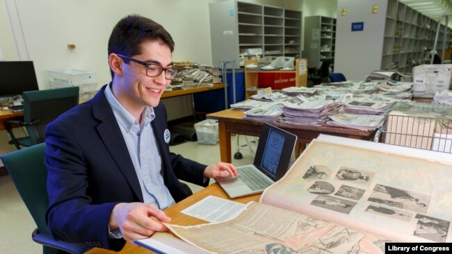 This file photo shows Library of Congress Innovator in Residence Benjamin Lee, on February 27, 2020. (Photo by Shawn Miller/Library of Congress)