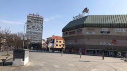 Empty streets of Banja Luka due coronavirus