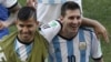 Lionel Messi and Sergio Aguero