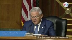 Bob Menendez: "tiene que haber rendición de cuentas"