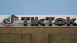 A TikTok sign is displayed on their building in Culver City, Calif., on March 11, 2024. (AP Photo/Damian Dovarganes, File)