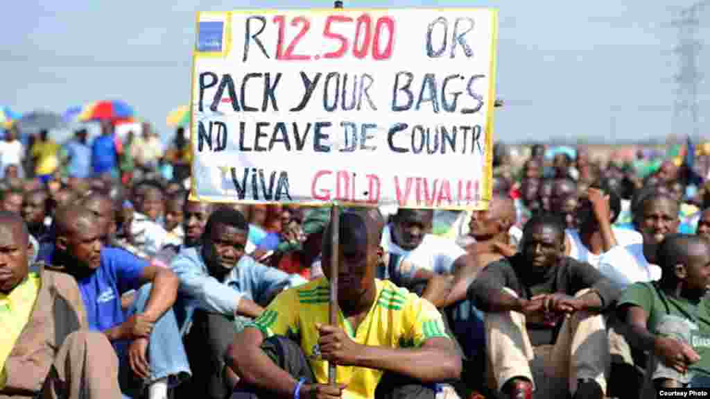 One of WASP’s key demands is that the minimum wage in South Africa be raised to at least 12,500 rand. (Courtesy WASP)