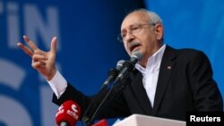 (ARŞİV) CHP Genel Başkanı Kemal Kılıçdaroğlu'nun Mersin mitingi