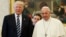 Shugaban kasar Amurka Donald Trump ya gana da paparoma Francis a Fadar Vatican inda suka tattauna akan lamura domin kawo zaman lafiya a fädin Duniya, ranar Laraba 24 ga watan Mayu shekarar 2017.<br />
&nbsp;