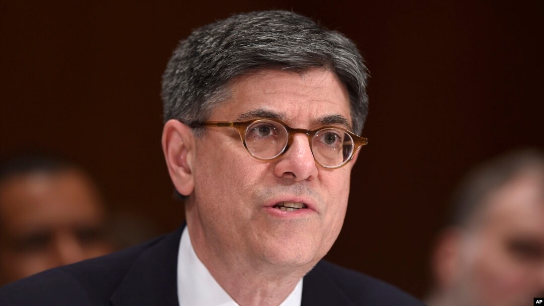 Menteri Keuangan Amerika, Jacob Lew (foto: dok).