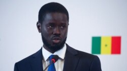 Le président élu du Sénégal, Bassirou Diomaye Faye, s'exprime lors d'une conférence de presse à Dakar, au Sénégal, le 25 mars 2024. REUTERS/ Luc Gnago