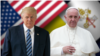 Trump arrive à Rome pour voir le Pape