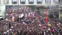香港民陣稱200萬人參與"反送中"黑色大遊行