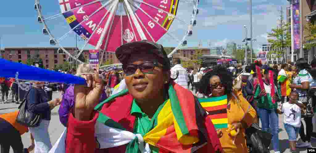 A Zimbabwean fan who watched the Gems in Liverpool