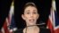 Premijerka Novog Zelanda Džasinda Ardern obraća se medijima u parlamentu u Velingtonu 18. marta 2019. (Foto: AFP/David Lintott)