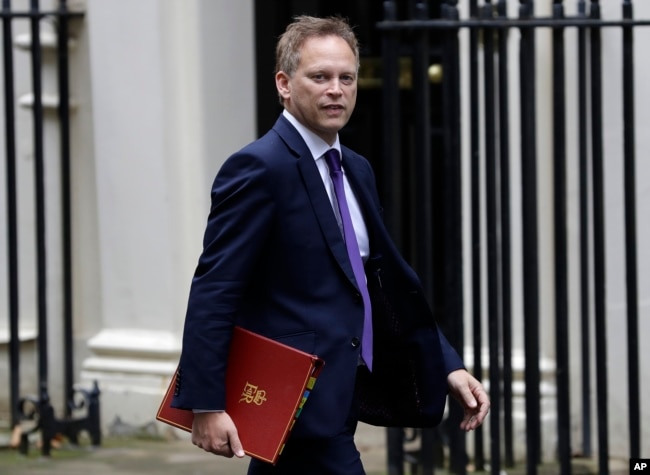 İngiltere Ulaştırma Bakanı Grant Shapps