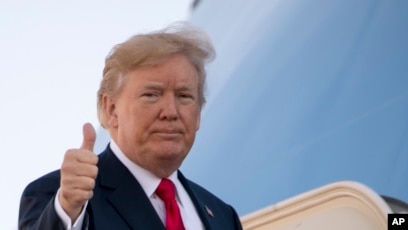 트럼프 대통령, 한국에서 김정은 면담 희망 표명