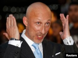 Director Oliver Hirschbiegel reacts before the world premiere of "Diana" at Leicester Square in London, Sept. 5, 2013.