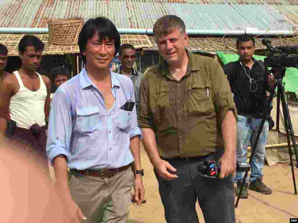 VOA Burmese Team's Rakhine Trip