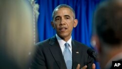 El presidente estadounidense, Barack Obama, se refirió a la campaña presidencial 2016 durante una conferencia de prensa en Japón, el jueves, 26 de mayo de 2016.