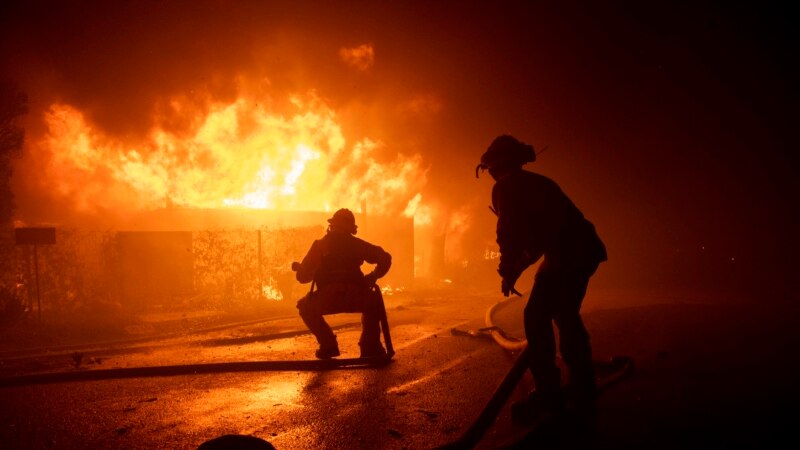 Wildfires, Power Cuts Hit Northern, Southern California