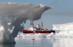 FILE - The Canadian Coast Guard icebreaker Henry Larsen is pictured in Allen Bay in Resolute, Nunavut, Aug. 25, 2010.