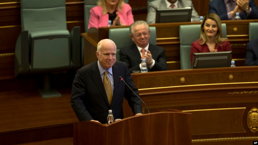 McCain: Shtetet e Bashkuara të përkushtuara për Kosovën