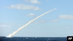 Snimak lansiranja nove južnokorejske krstareće rakete sa podmornice